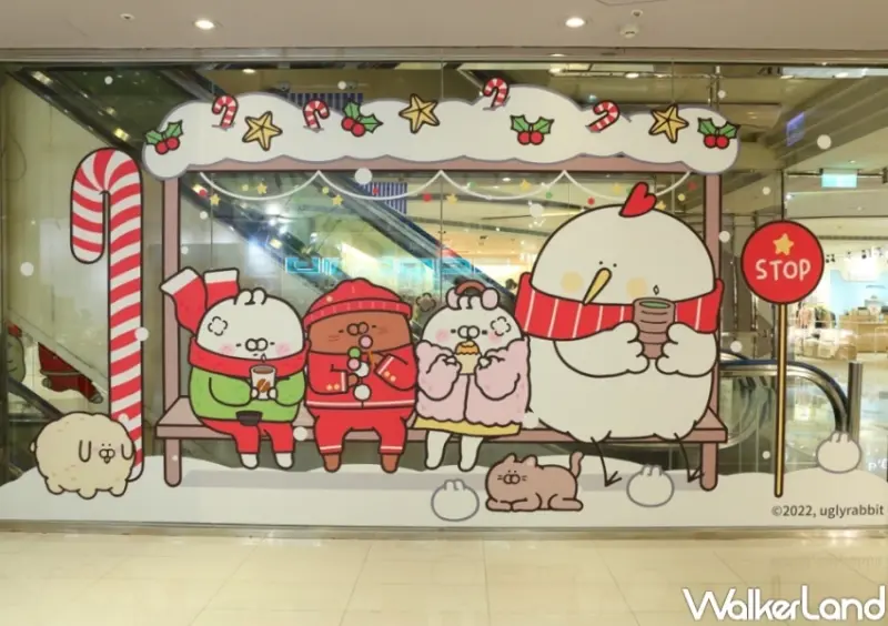 中友百貨 人氣醜白兔 / WalkerLand窩客島整理提供 未經許可，不得轉載
