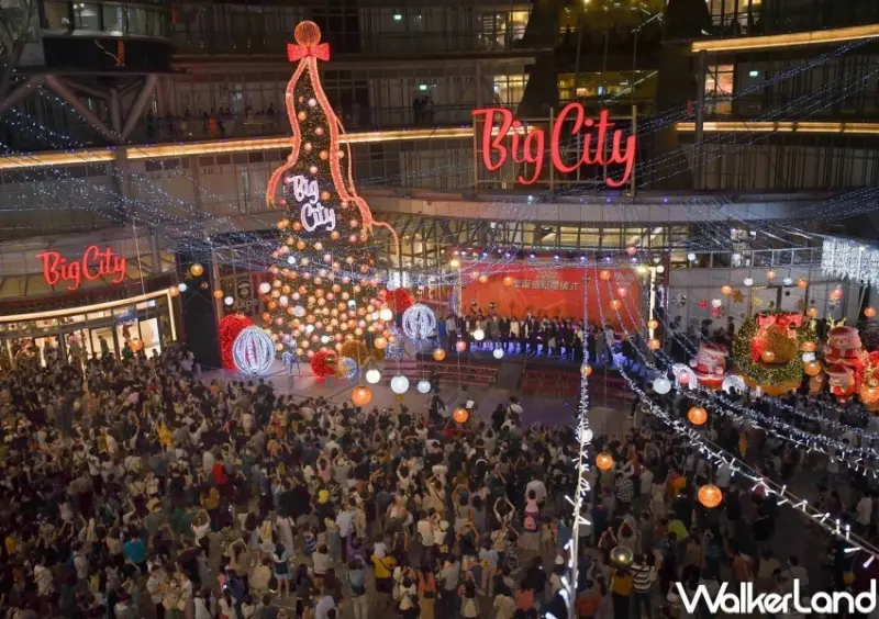 新竹巨城 聖誕樹裝置 / WalkerLand窩客島整理提供 未經許可，不得轉載