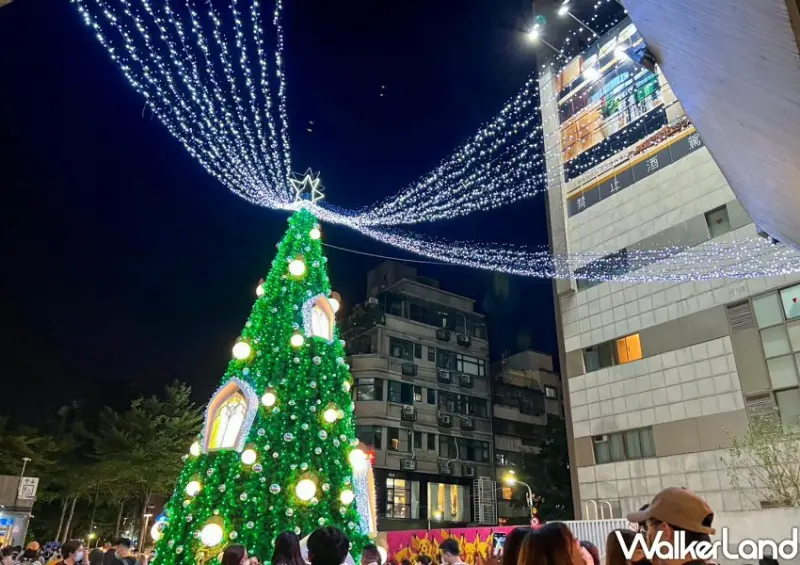 心中山線形公園 聖誕裝置/ WalkerLand窩客島整理提供 未經許可不可轉載