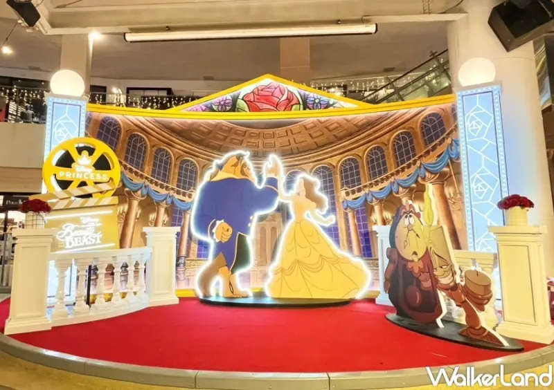 MITSUI OUTLET PARK迪士尼公主主題燈飾、快閃店 / WalkerLand窩客島整理提供 未經許可，不得轉載