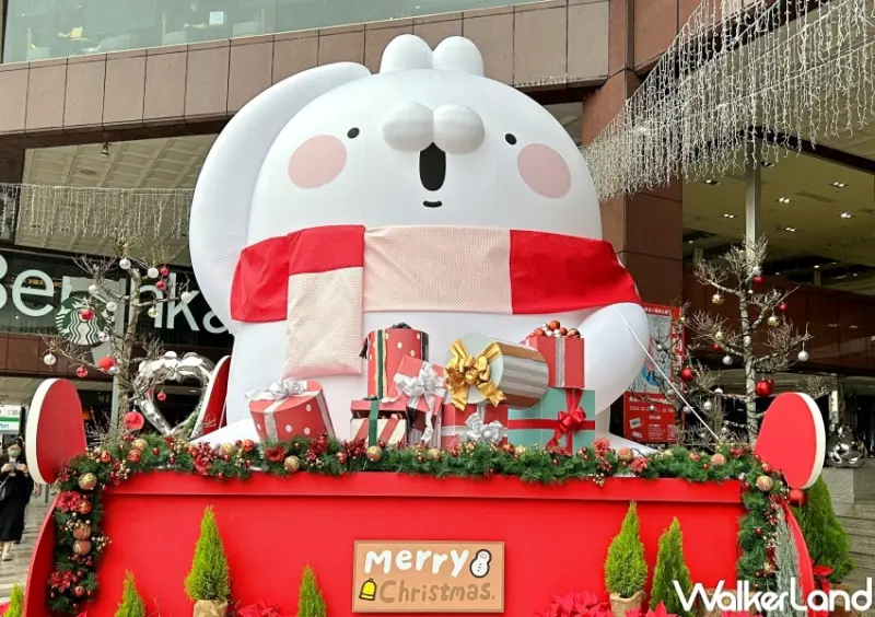 中友百貨 人氣醜白兔 / WalkerLand窩客島整理提供 未經許可，不得轉載