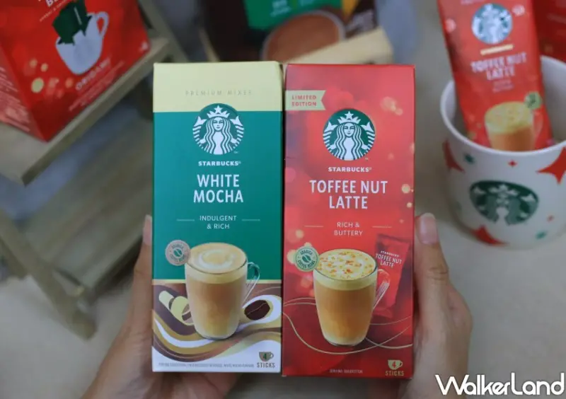 雀巢、星巴克®(Starbucks®)「太妃核果拿鐵、海鹽焦糖可可」 / WalkerLand窩客島整理提供 未經許可不可轉載