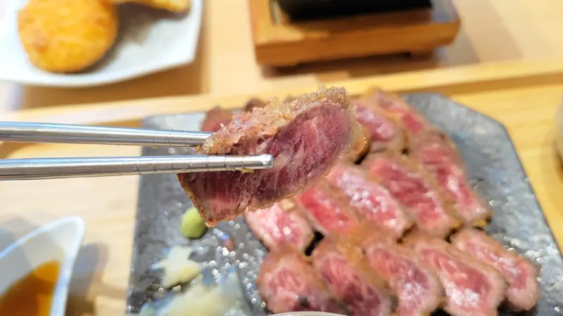【台中美食】嵐山熟成牛かつ專売 | 超人氣嵐山熟成炸牛排，肉食控的天堂