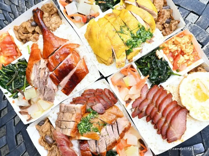 十八燒燒臘專賣店｜正港香港人開的燒臘便當，一開賣就人流不斷，激推五寶飯，份量多到蓋不起來！