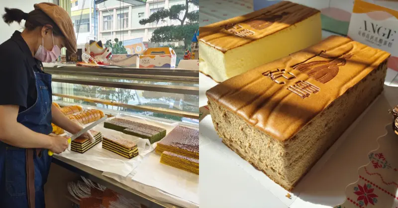 【台南蛋糕推薦】綿密細緻好像在吃雲朵！『安格妃雪乳酪蛋糕』100%瑞穗極制鮮奶、無麵粉無鮮奶油