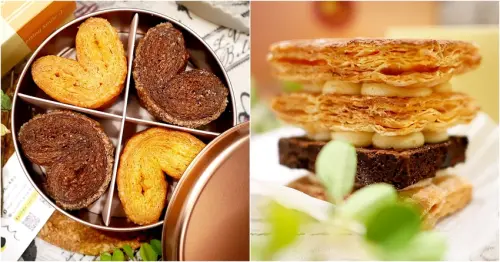 台中人氣甜點伴手禮，手工蝴蝶酥雙種口味一次擁有，酥脆口感吃不膩，雙餡千層派減糖更耐吃，可可布朗尼和檸檬奶油都讓人愛不釋手-UniPie法式點心專賣店