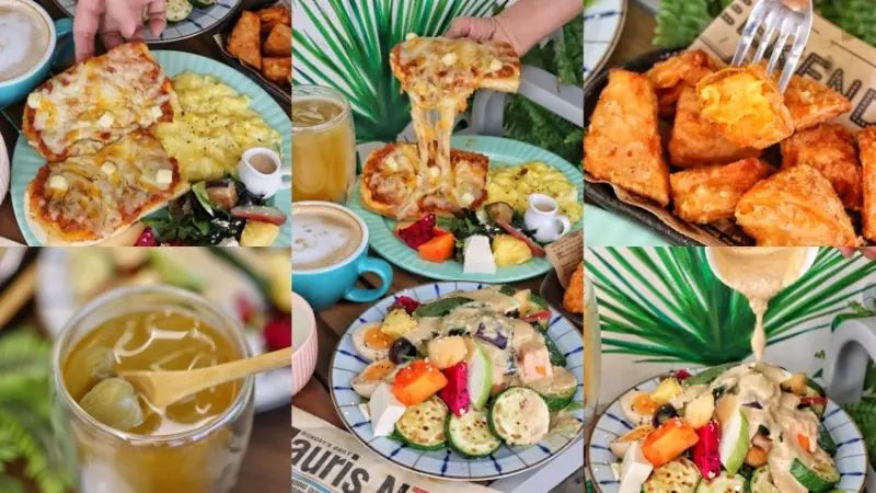 【台中食記】二訪森林系巷弄人氣早午餐『阿飛Brunch』鄰近火車站優良食材份量大，還是寵物友善喔！