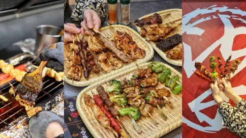 【台中食記】逢甲夜市必吃『柒串燒』烤出平價美味每串19元起，google評價兩千多則五星滿分！