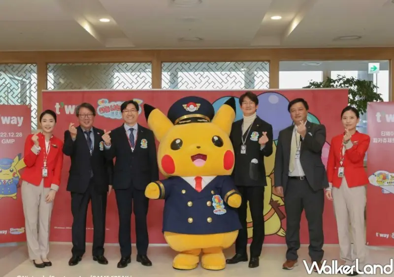 飛翔皮卡丘計畫X韓國德威航空「皮卡丘彩繪機TW」 / WalkerLand窩客島整理提供 未經許可不可轉載