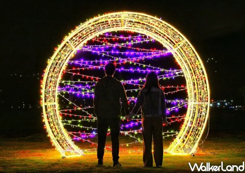 新北淡水河濱光雕展 / WalkerLand窩客島整理提供 未經許可不可轉載