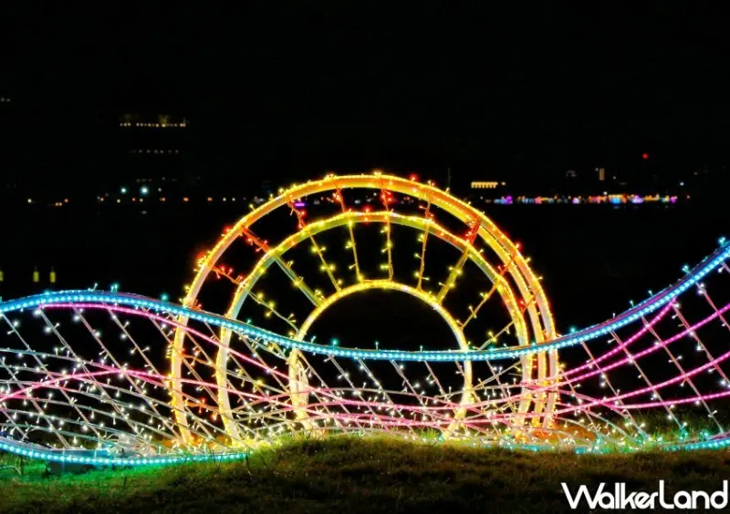 新北淡水河濱光雕展 / WalkerLand窩客島整理提供 未經許可不可轉載