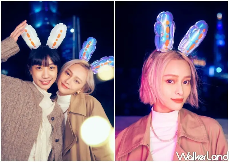 2023 台灣燈會在台北「兔耳燈」 / WalkerLand窩客島整理提供 未經許可不可轉載