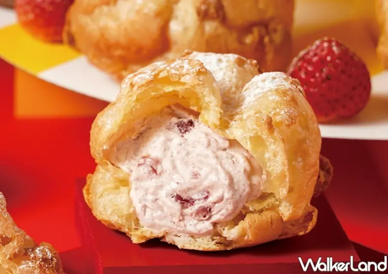 beard papa’s草莓泡芙系列 / WalkerLand窩客島整理提供 未經許可不可轉載