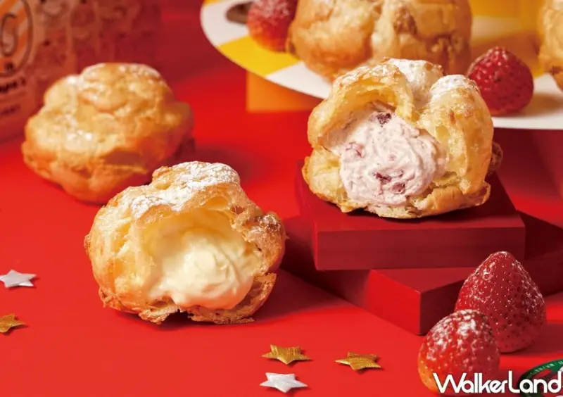 beard papa’s草莓泡芙系列 / WalkerLand窩客島整理提供 未經許可不可轉載