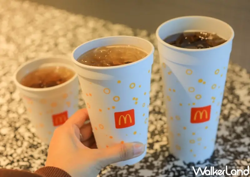 麥當勞 內用杯 / WalkerLand窩客島提供 未經許可，不得轉載