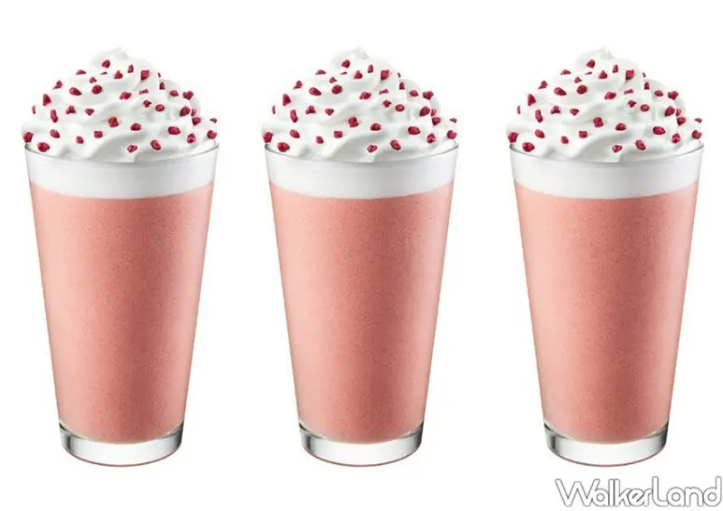 星巴克紅絲絨燕麥奶那堤、紅絲絨燕麥奶星冰樂/ WalkerLand窩客島整理提供 未經許可不可轉載
