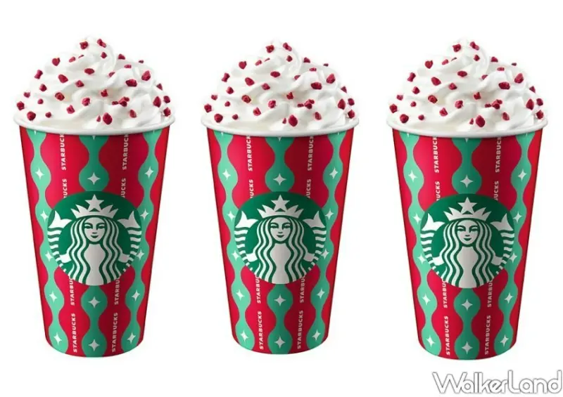 星巴克紅絲絨燕麥奶那堤、紅絲絨燕麥奶星冰樂/ WalkerLand窩客島整理提供 未經許可不可轉載