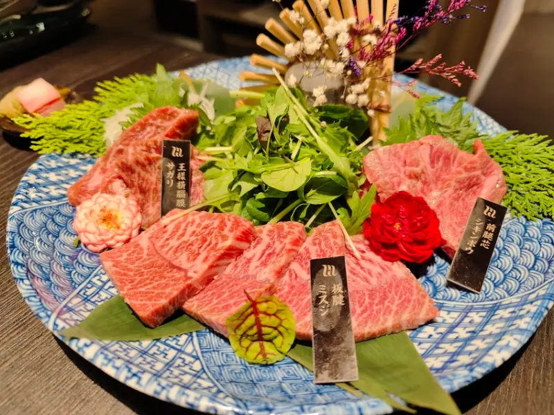 [大安區]Herma禾馬炭火燒肉｜一次品嚐多部位的A5和牛饗宴｜用餐體驗有待加強