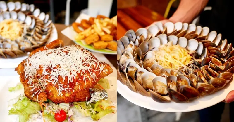 12月限量推出的平價春雞聖誕餐，一大隻酥皮多隻的春雞搭配滿滿蛤蜊的義大利麵，套餐份量十足又好吃，過節就是要大吃一頓-諾諾索 Non Lo So