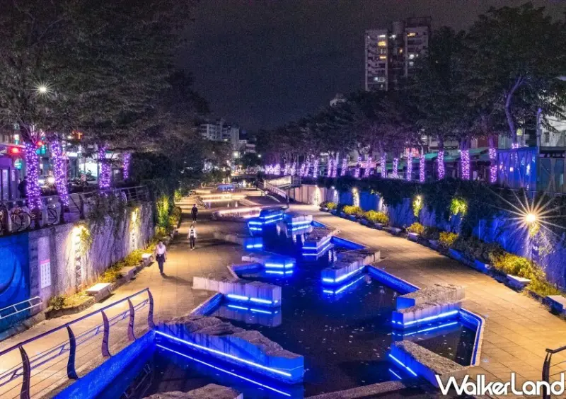 2023新莊中港大排光雕展 / WalkerLand窩客島整理提供 未經許可不可轉載