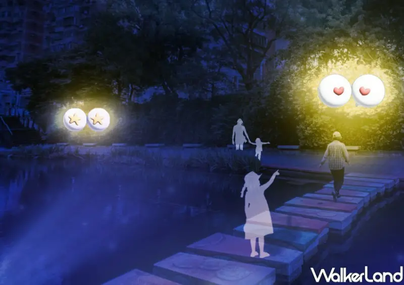 2023新莊中港大排光雕展 / WalkerLand窩客島整理提供 未經許可不可轉載