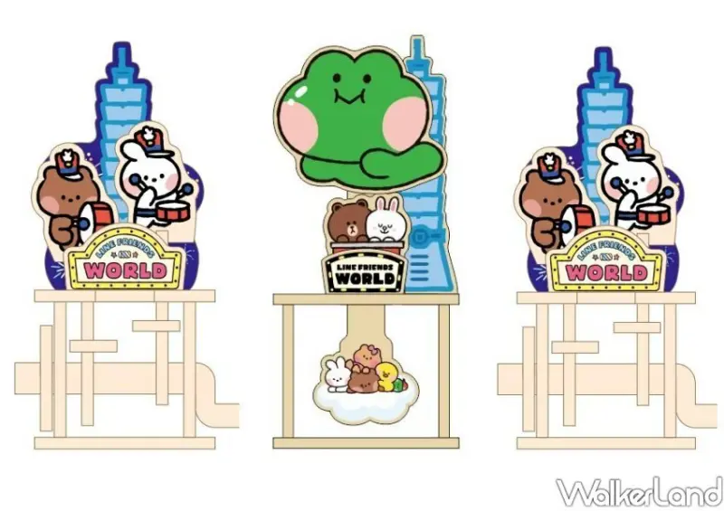 TAIPIE 101「LINE FRIENDS WORLD特展」 / WalkerLand窩客島整理提供 未經許可不可轉載