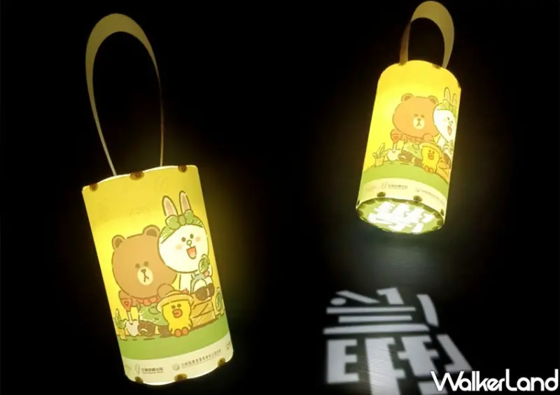 台灣燈會未來展區「四四南村」LINE FRIENDS小提燈 / WalkerLand窩客島整理提供 未經許可不可轉載