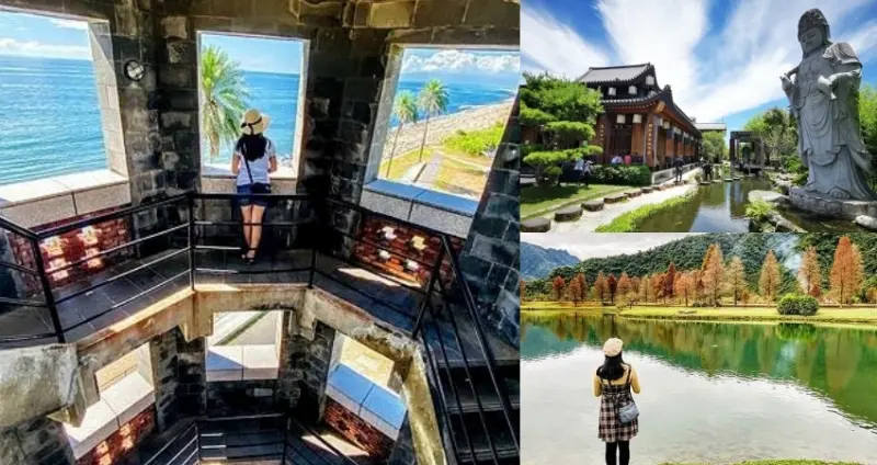 宜蘭景點大公開！2023宜蘭7大必玩景點搶先公開，宜蘭開春一日遊推薦景點「八角瞭望台、北后寺、鳩之澤溫泉、蜊埤湖、森學苑、張美阿嬤農場、甲鳥園」。