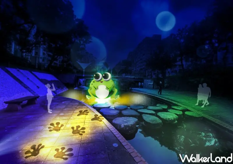 2023新莊中港大排光雕展 / WalkerLand窩客島整理提供 未經許可不可轉載