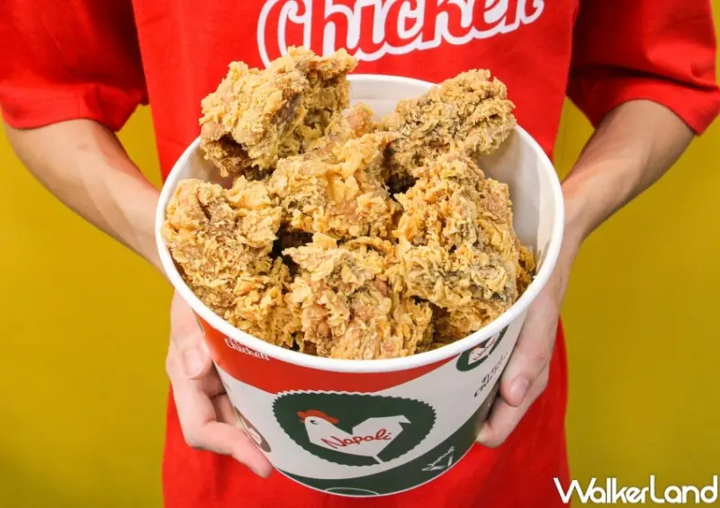 拿坡里炸雞專賣店 兔給樂雞腿桶 / WalkerLand窩客島整理提供 未經許可，不得轉載