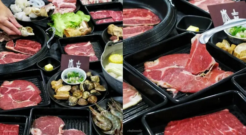 【炭吉火烤兩吃】小琉球燒烤吃到飽全新選擇~除了燒肉吃到飽和火鍋吃到飽還有啤酒喝到飽的方案~超大空間多達快20種肉品和海鮮隨你自己夾取~還有哈根達斯冰淇淋無限供應唷