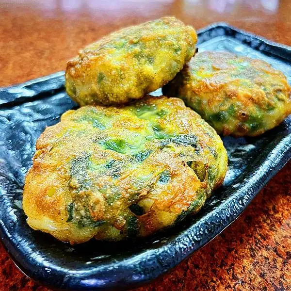 [台北台式]士林至善路「山農小吃」隱藏在山林之間的平價台菜/驚為天人韭菜鮮蝦粿蝦多料飽滿/超多山菜風景宜人/附菜單