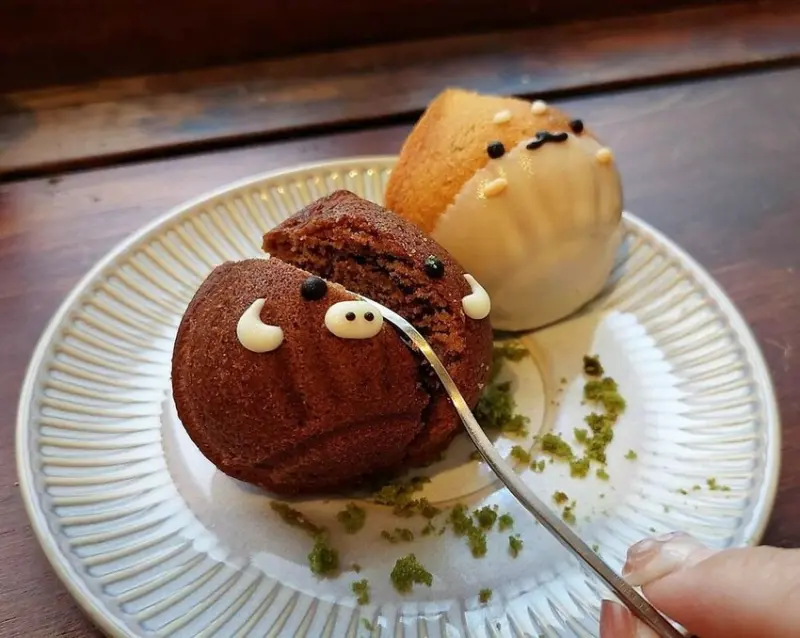 新春強檔甜蜜糖衣「芋頭」~三度空間的古色古香「微蜜jolie」甜點小屋