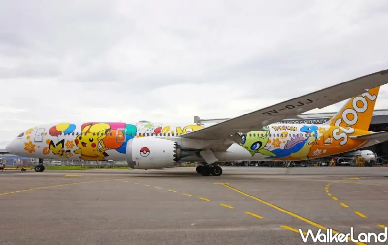 飛翔皮卡丘計畫「酷航皮卡丘彩繪機」 / WalkerLand窩客島整理提供 未經許可不可轉載