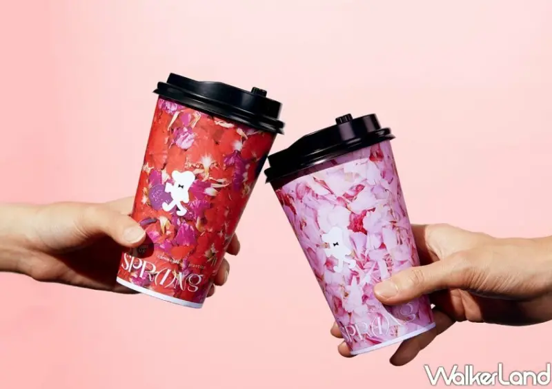 cama café x plantica以「花咖 a cup of spring vibe」 / WalkerLand窩客島整理提供 未經許可不可轉載