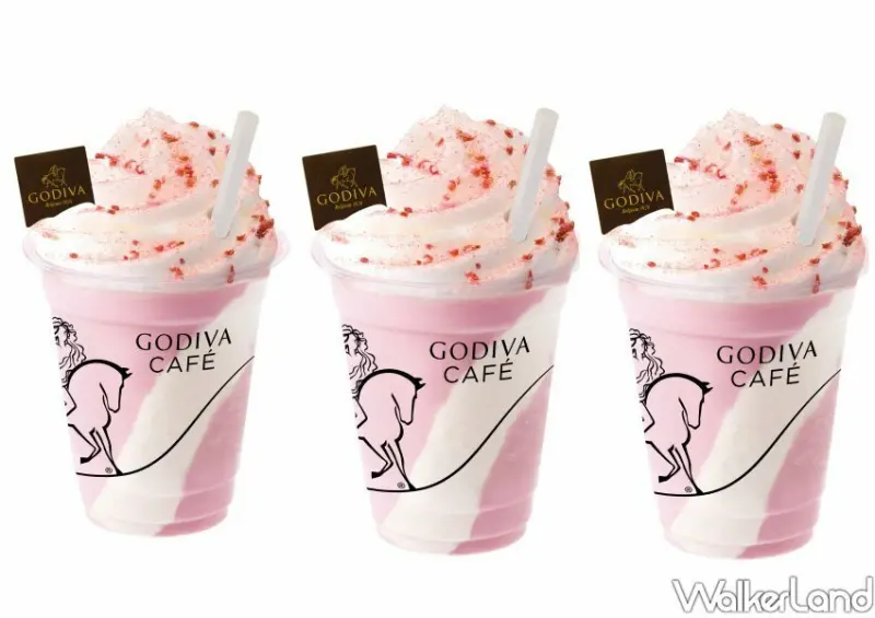 GODIVA草莓霜淇淋 / WalkerLand窩客島整理提供 未經許可不可轉載