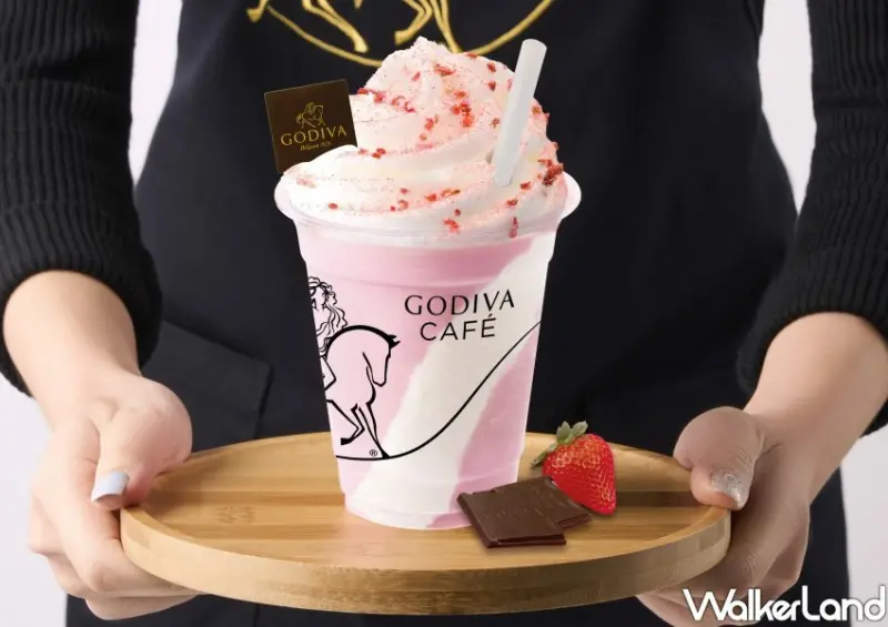 GODIVA草莓霜淇淋 / WalkerLand窩客島整理提供 未經許可不可轉載