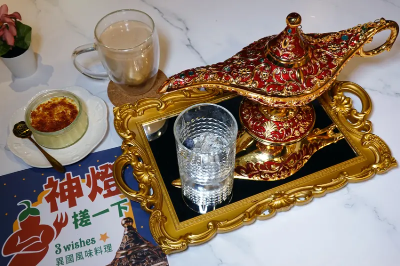 大安區台電大樓神燈搓一下3wishes台北特殊異國料理餐廳，融合中東、美墨、印度料理的台北多國特色料理餐廳