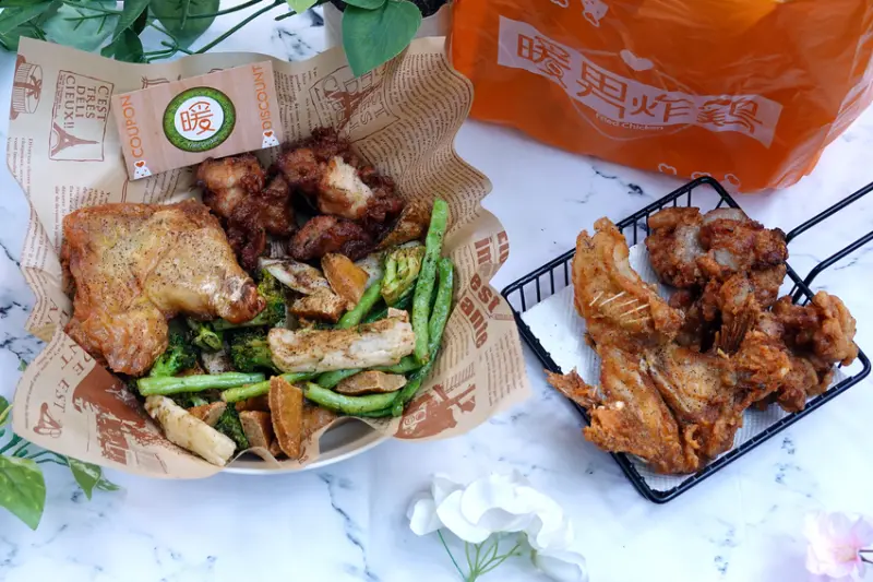 信義區美食推薦-市政府4號出口暖男炸雞永吉店，市府站美食小吃外帶，松山區美食平價炸雞外送