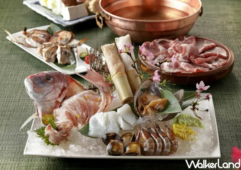 欣葉呷哺呷哺「天然櫻鯛花見鍋」/ WalkerLand窩客島整理提供 未經許可不可轉載