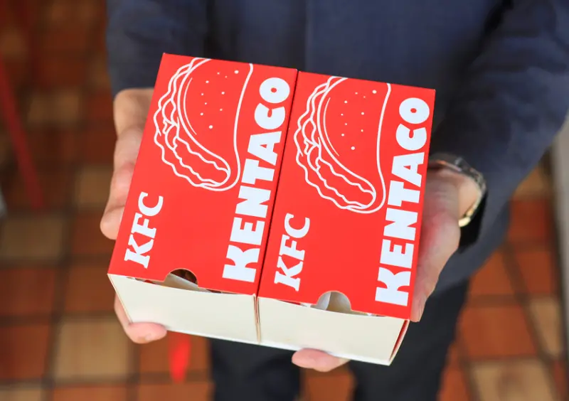 肯德基新品 超級塔可 / WalkerLand窩客島提供 未經許可，不得轉載