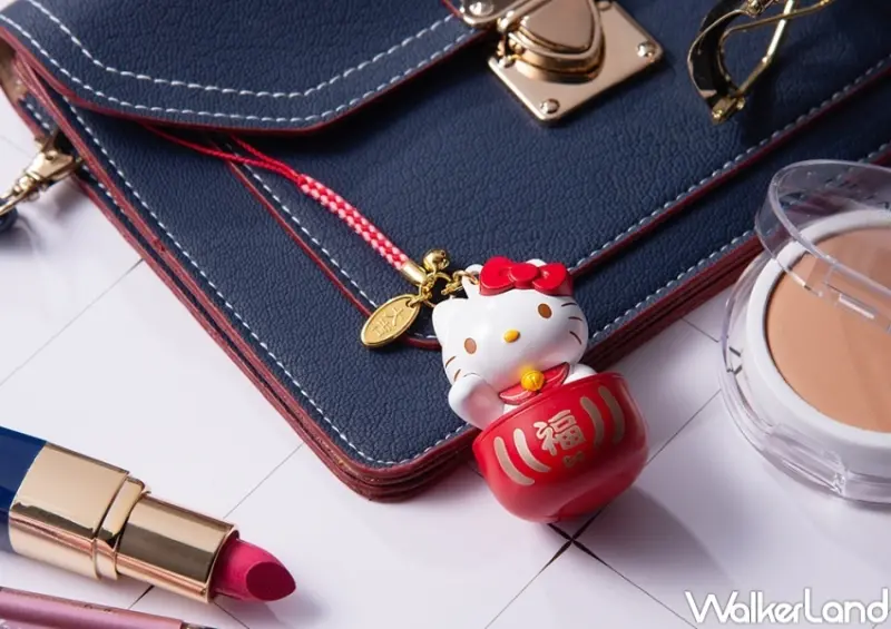 HELLO KITTY招財達摩3D造型悠遊卡 / WalkerLand窩客島整理提供 未經許可，不得轉載