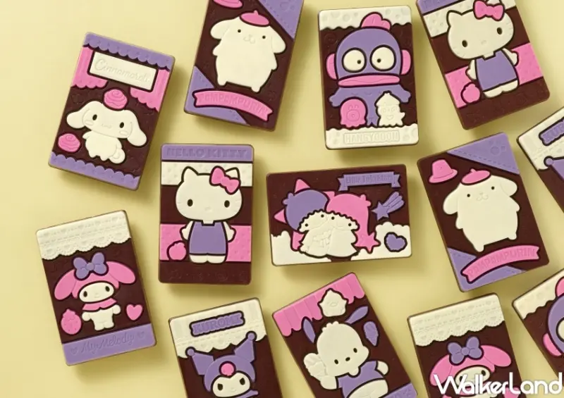 萬代三麗鷗巧克力 / WalkerLand窩客島整理提供 未經許可，不得轉載