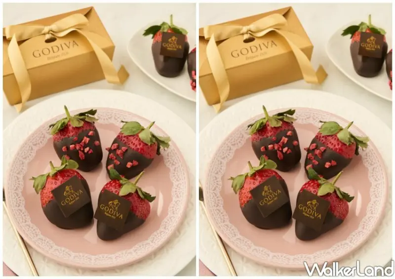 GODIVA手製草莓巧克力 / WalkerLand窩客島整理提供 未經許可不可轉載