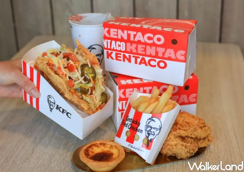 肯德基新品 超級塔可 / WalkerLand窩客島提供 未經許可，不得轉載