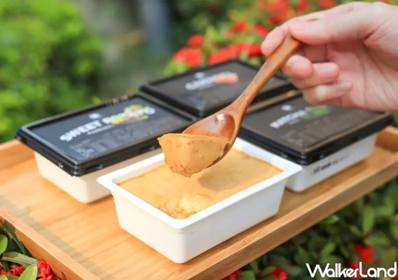 紅磚布丁 黃金蜜地瓜烤布丁 / WalkerLand窩客島提供 未經許可，不得轉載