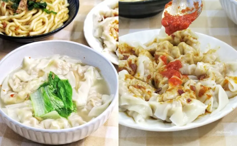 菜市仔嬤左營汾陽餛飩-飄香左營60年老店的菜市仔嬤經典餛飩小吃~紅油炒手式的乾拌辣餛飩酸甜香辣吃法~招牌鮮肉餛飩湯也可以自製成餛飩麵料理唷!