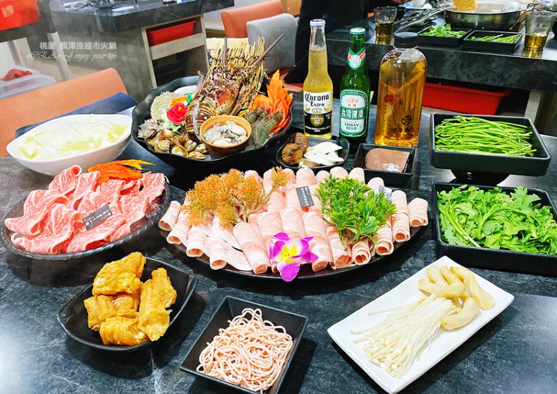 桃園火鍋推薦│新型態吃到飽，饌澤原超市火鍋，龍蝦、海鮮 外加履歷認證的高品豬肉、牛肉，CP值超高，營業到半夜成為桃園南崁必吃消夜美食~