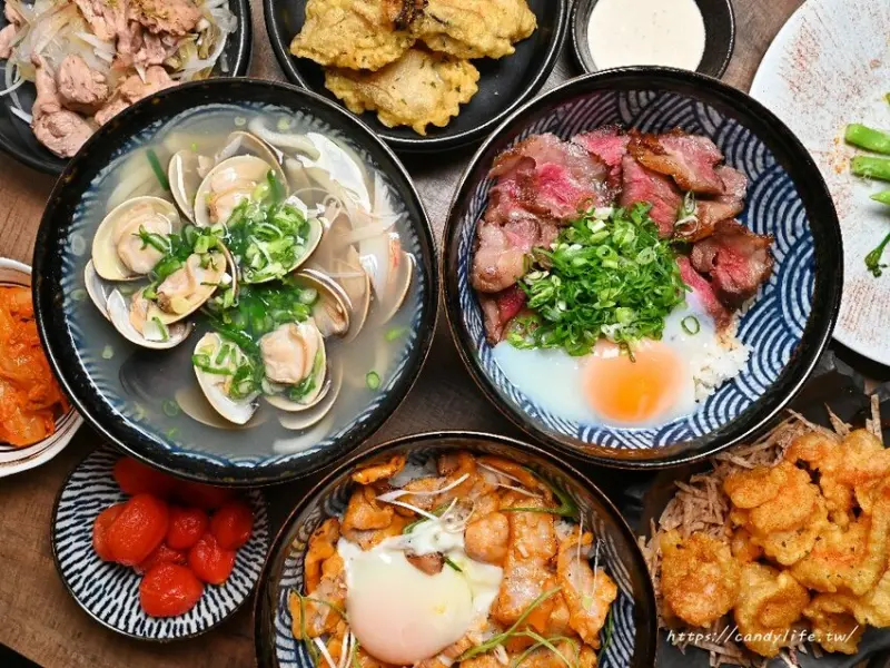 稻．麥食堂｜台中深夜食堂推薦，創意日式丼飯，價格親民料又多，炸物也是必點招牌！