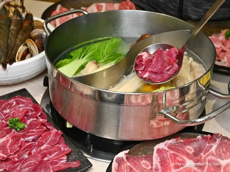 羊鮮森溫體涮羊肉精緻火鍋｜勤美商圈新開溫體羊火鍋，採個人套餐，生意超好～